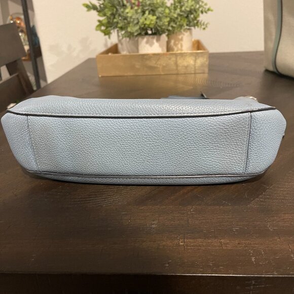 Coach Pebble Chelsea Crossbody Purse (Light Blue) - Picture 5 of 8